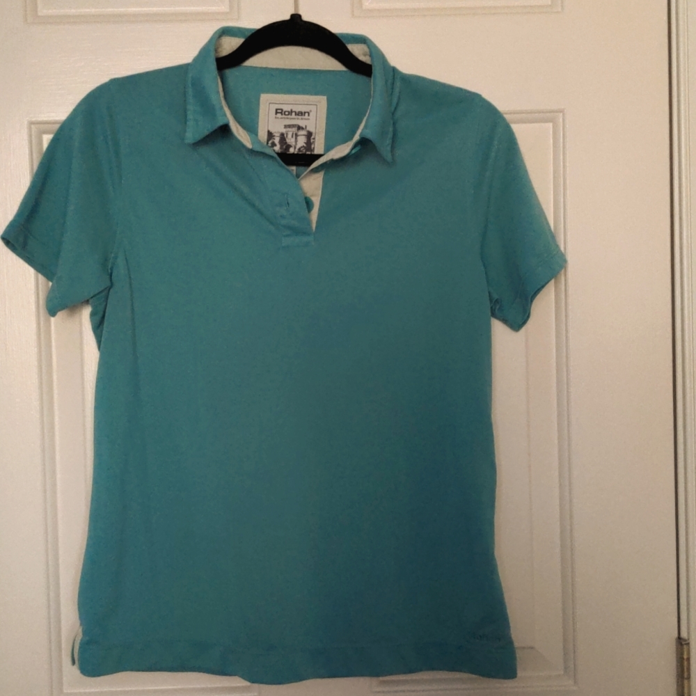 Rohan progress polo travel shirt sz UK 12 US 8